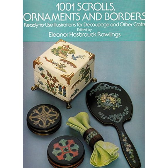 Pre-Owned 1001 Scrolls, Ornaments and Borders: Ready-To-Use Illustrations for Decoupage and Other Crafts (Paperback) 0486237958 9780486237954