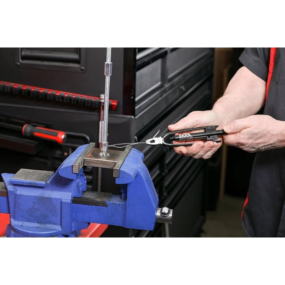 10011-6-Inch Safety Wire Twister Pliers – Untwist Tool Grips, Twists, and Cuts Stainless Steel Safety Wire on Vehicles, Machinery, and Aircraft