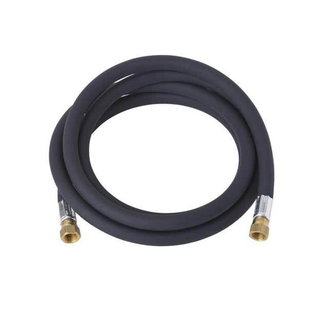 10015996 0.37 x 96 in. Thermo Rubber RV Slide Out Air Hose Assembly, Black