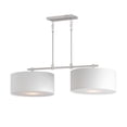 thumbnail image 1 of 10016WLSN-Maxim Lighting-Bongo - 2 Light Linear Pendant-9.75 Inches Tall and 16 Inches Wide-Satin Nickel Finish, 1 of 5