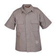 thumbnail image 1 of 1002 Mens Short Sleeve Tactical Shirt, Rip-Stop, Grey, 1 of 1