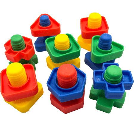 1002 Pk8 Jumbo Bird Bolts - Classic Interactive Colorful Large Size Bird Foot Toy