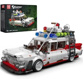 10021 Ghost Car ECTO-1 Building Blocks Kit , Highly Detailed Replica Model for Collectors
