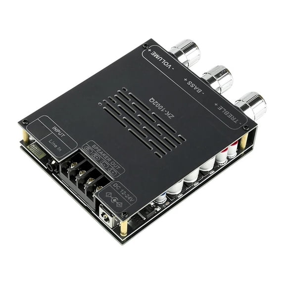 1002Q 200W 2Channel Amplifier Board With Bluetooth-Compatible with 3.5 Auxiliary Input For Auditory