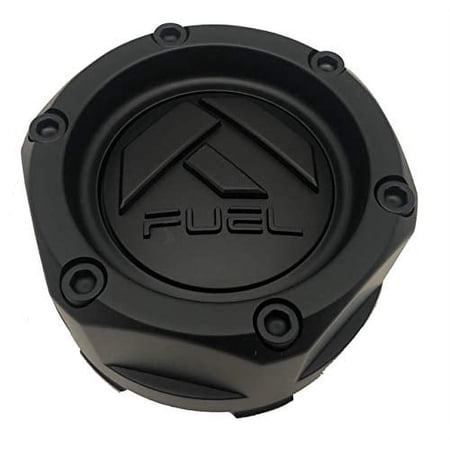 1003-48MBMB - Fuel Matte Black with Matte Black Emblem Wheel Center Cap