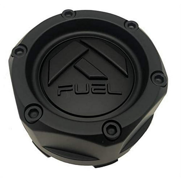 1003-48MBMB - Fuel Matte Black with Matte Black Emblem Wheel Center Cap