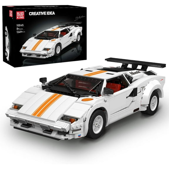 10045 Super Sports Car Building Blocks Kit, 1349 Pieces Car Model Building Set, Collectors Set for Adults to Build