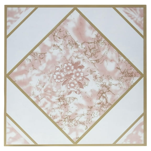 1007 Dynamix Vinyl Tile, 12 by 12-Inch, Pink, Box of 20