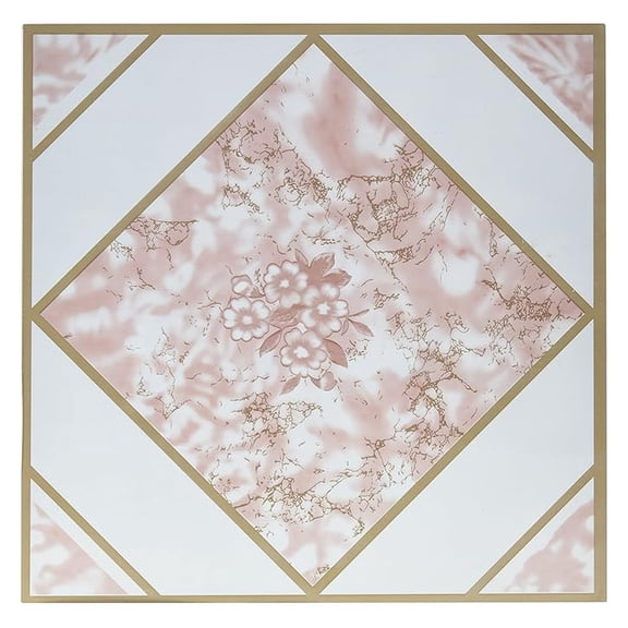 1007 Dynamix Vinyl Tile, 12 by 12-Inch, Pink, Box of 20