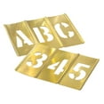 thumbnail image 1 of 10071 2" Brass Letters & Numbers Set 45 pc, 1 of 2