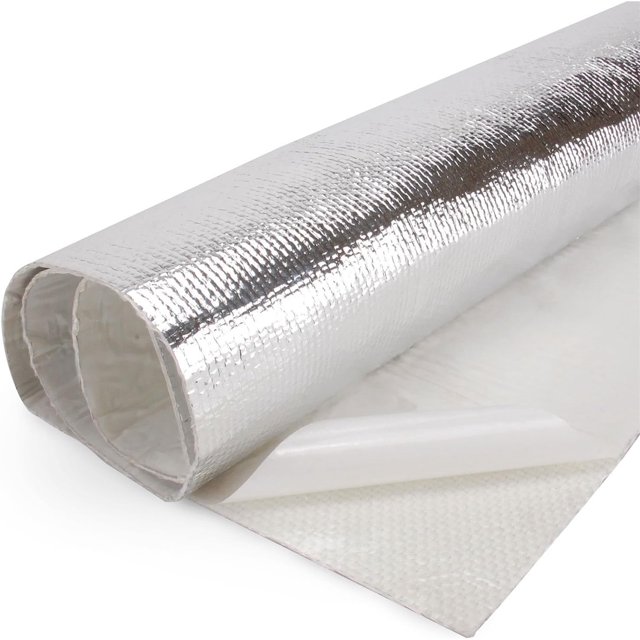 10071 Heat Screen 12" x 24" Adhesive Aluminized Mylar Radiant Matting