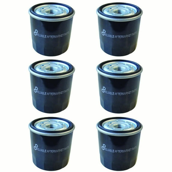 100802 Qty 6: Oil Filter Fits Grasshopper 120K 125 218 220 223 225 225V 225V G4
