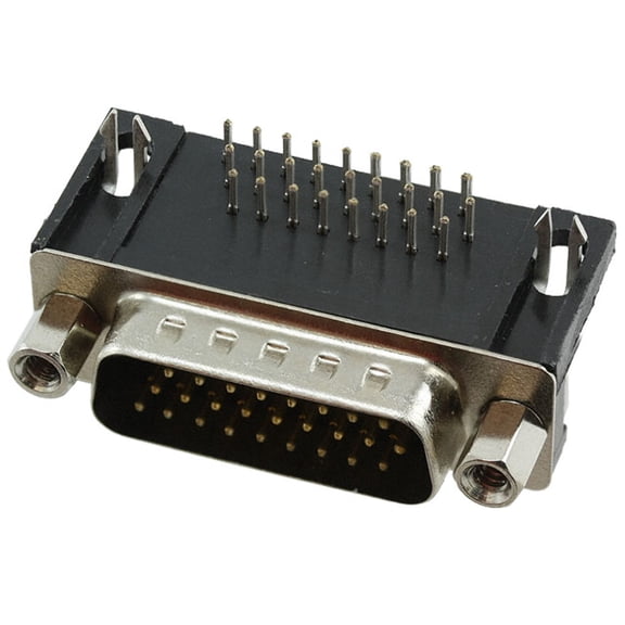 10090926-P264VLF Connector D-Sub, Plug 26 Position R/A SLDR