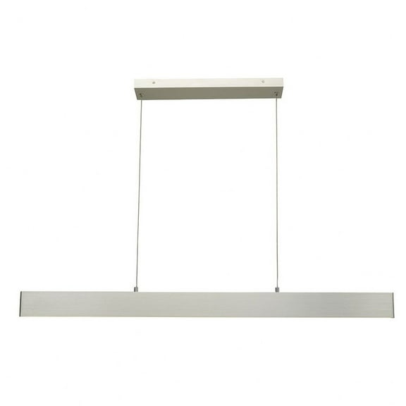 10096PN-BA-Slim-Abra Lighting-Slim - 46.9 Inch 30W 2 LED Cable Pendant-Brushed Aluminum Finish