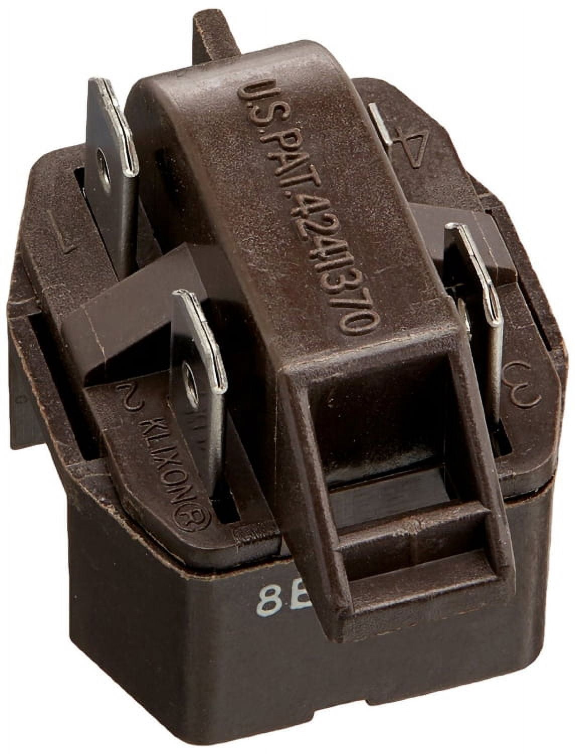 10097202, WP10097202, AP6005191, PS11738202 Compressor start relay for Whirlpool Refrigerator (Fits Models: MTB, SXD, SQD, CTB, BX2 And More)