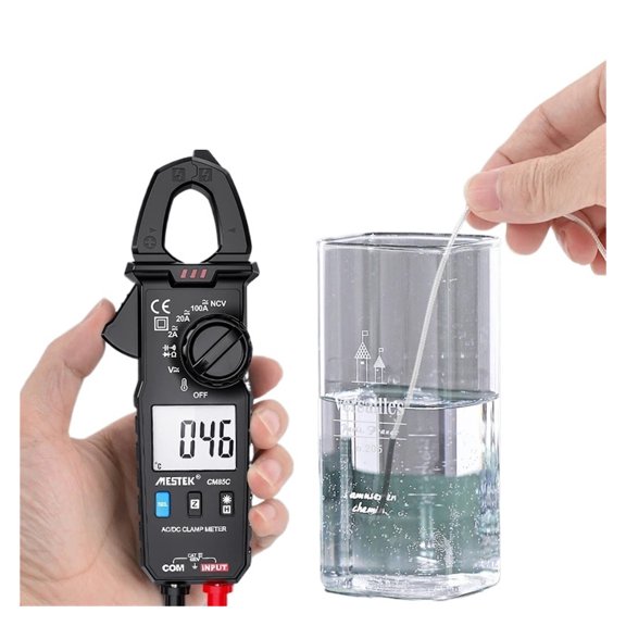 100A 600V True RMS AC DC Digital Clamp Meter NCV Detection Auto Range