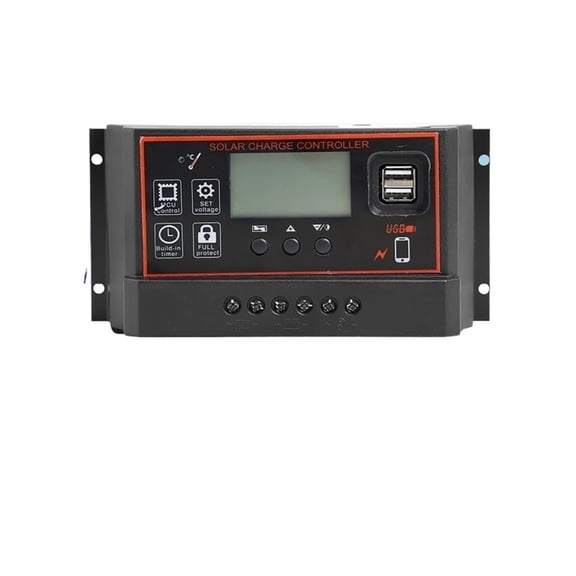 100A 60A Solar Charge Controller Dual USB LCD Display Auto Panel Regulator Battery Charge Controller Timer Setting 12V 24V ,Improvement of Charging Speed