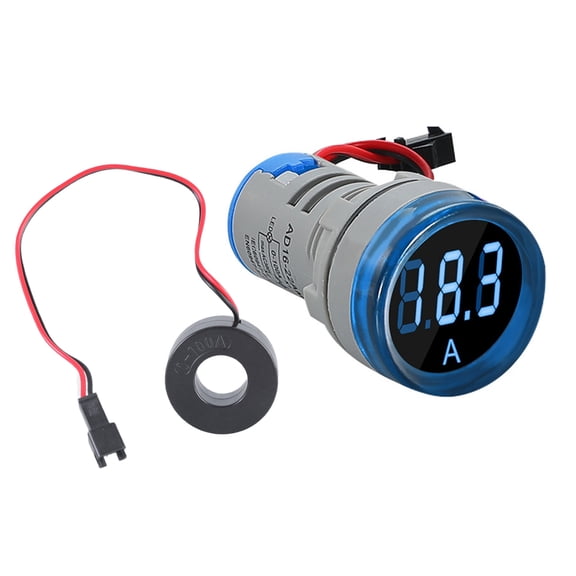 100A Current Meter 0-100A Current Monitors Digital Larger LED Screen Voltmeter Suitable for Signals Indicators Light Panel