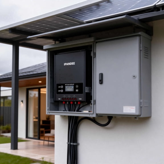 100A MPPT Solar Charge Controller 12V 24V 36V 48V Auto,250V Max PV Input,APP Monitoring,HD LCD Display,Intelligent Solar Panel Regulator for Lithium/Lead-Acid Batteries,Off Grid RV Boat Home
