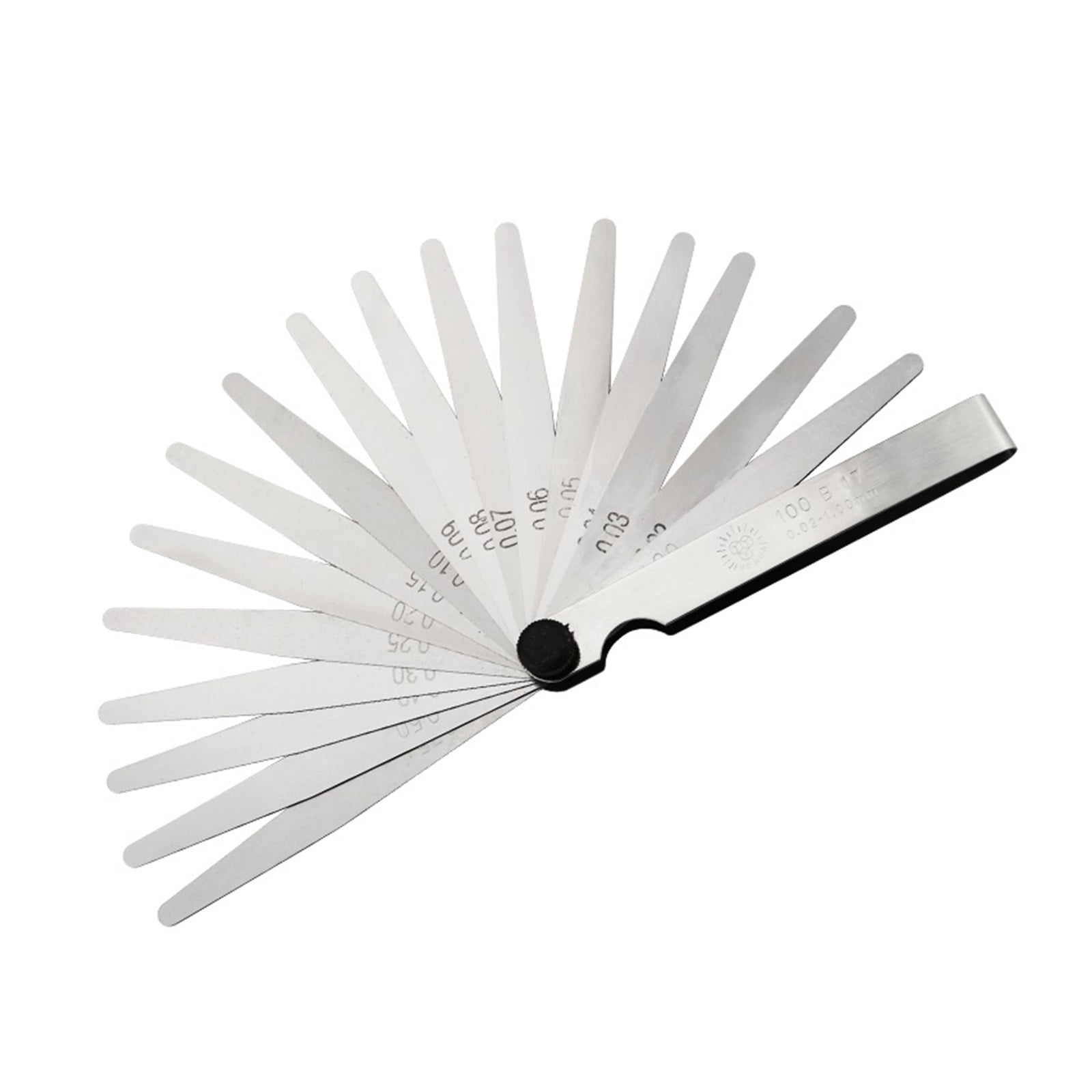 100B17 Feeler Gauge Metric Size 0.02-1mm Thickness Gauge Set Valves Foliage Of Valves Gap For Measurement Probe Gap ,Easy to Use