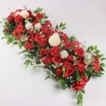 100CM DIY Wedding Flower Wall Arrangement Supplie Silk Peonie Rose