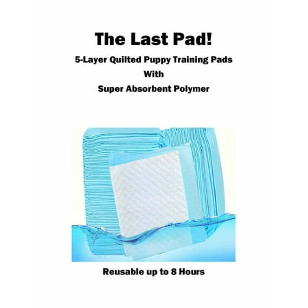100CT 30x30" Quilted Puppy Training Pads 5-Ply with SAP Pro Strength Reuse 8hrs