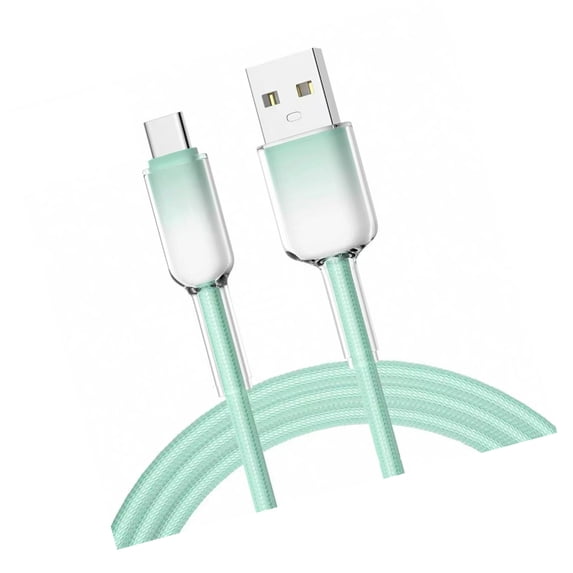 100Cm 120W Fast Charging Cable USB C Adapters Line With Ice Crystal ...