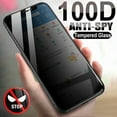 100D Anti Spy Tempered Glass For iPhone 13 12 mini 11 Pro XS Max X XR