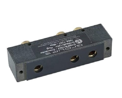 100FR Bates Stage Pin F Panel Mount Ring Terminal 25/Master, 100 Amp, 125V