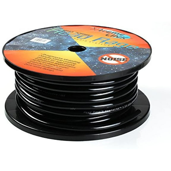 100FT 4GA 4AWG CCA Black Primary Wire Heat Resistance for Sound Car Audio AMP