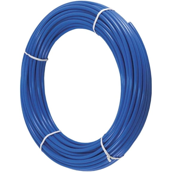 100FT Blue 1/4 Inch O.D.NSF Certified CCK RO Tubing at 70F-120PSI to 150F-60PSI 1/4" Flexible water pipes 1/4-inch Plastic Tubing100 Feet)
