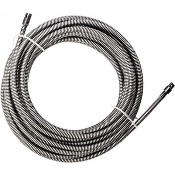 100FT Drain Cleaner Replacement Cable  1/2 Inch Heavy-Duty Solid Core Cable for 2" to 4" Pipes  Compatible with100FT Drain Cleaning Machine$$Tools & Hardware Other