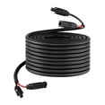 thumbnail image 1 of 100FT Solar Panel Extension Cable 10 AWG, MC4 Connector, Waterproof PV Wire, Flame Retardant, Solar Cable for RV, Automotive, Outdoor Systems - Black & Red, 1 of 9