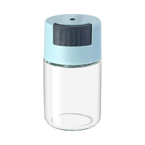 100Fens 0.02 Ounce Glass Dispenser, Measuring Glass Dispenser, Push-in Glass Dispenser With Pepper Control Seasoning Bottle
