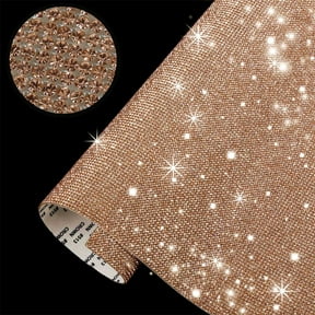100Fens 12*20cm Bling Bling Rhinestone Sheet Rhinestones Sticker DIY Car Decoration Sticker Self Adhesive Glitter Crystal Gem Stickers for Car Decoration