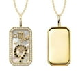 thumbnail image 1 of 100Fens 12 Constellations Necklace With Diamonds And Colored Stones Zircon Necklace 12 Constellations, 1 of 1