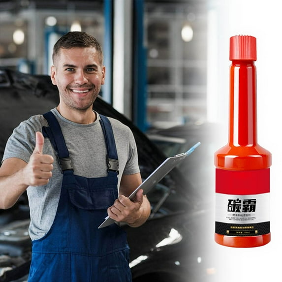 100Fens 120ml Efficient No-Dismantle Engine Carbon Cleaner Engine Internal Non Removable Exhaust Cleaner Oil Removes Carbon Deposits And Exhaust Gas