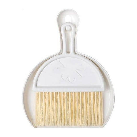100Fens 1PC Mini Broom and Dustpan Set for Home, Car, Kitchen, Table, Kids - Durable Plastic Bristles, Handheld, Hangable
