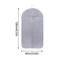 thumbnail image 1 of 100Fens 2025 Space Saving Hanging Garment Bag with Self Compression Zipper, Otherwise Space Saving Garment Bag for Down Coat, Hanging Storage Bags for Clothes, 1 of 6