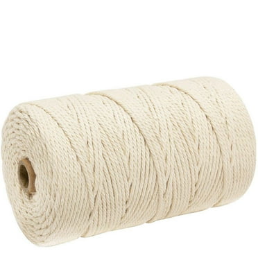 Pepperell Cotton Craft Cord Cora's 6mm 50' Natural - Walmart.com