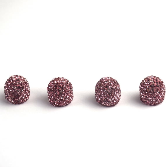 100Fens 4PCS Universal Jeweled Bling Rhinestone Tire Wheel Valves Cap Cover Car Utility