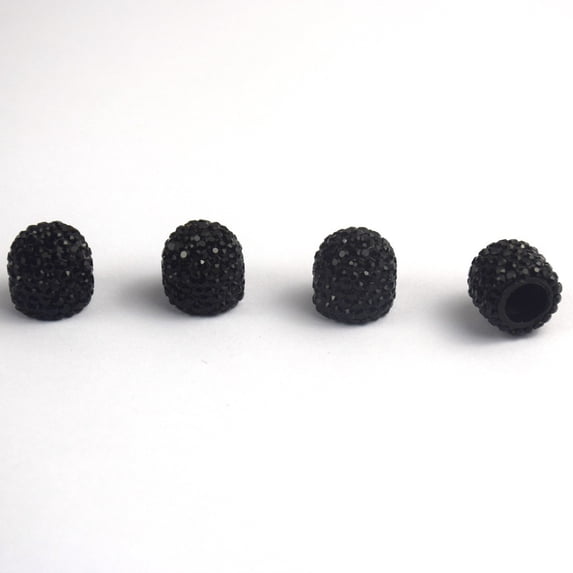 100Fens 4PCS Universal Jeweled Bling Rhinestone Tire Wheel Valves Cap Cover Car Utility