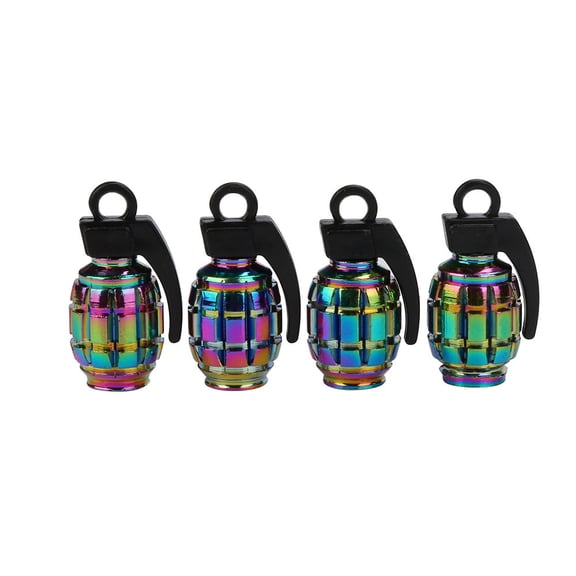 100Fens 4x Aluminum Car Truck Port Cover Tire Rim Wheel Caps