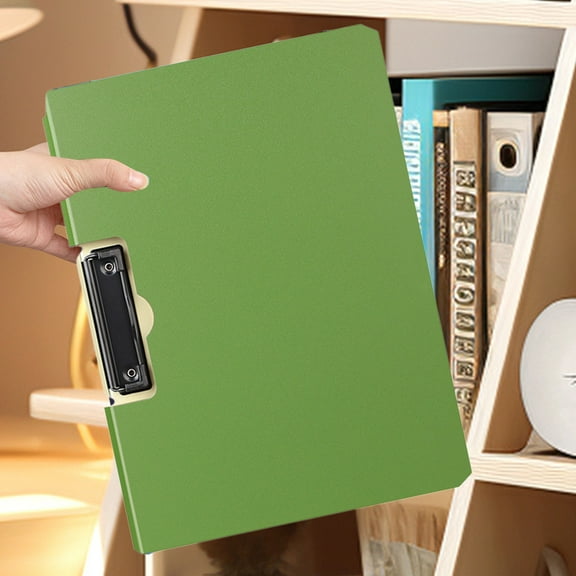 100Fens A4 Punchless Clamp Binder with Metal Clips, 360 Degree Foldable Binder Clipboards with Pen Holder, Folder Binders Clip for Letter or A4 Size