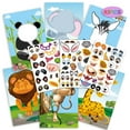 thumbnail image 1 of 100Fens Animals Dinosaur Dressing Sticker Book DIY Face Changing Sticker, 1 of 5
