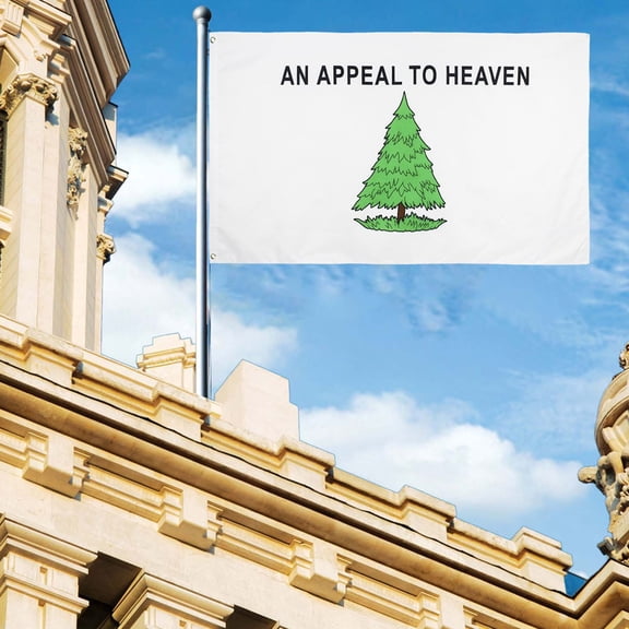 100Fens An Appeal To Heavens Tree 90X150Cm Layer Double Sided Flag Polyester Fiber Liberties Tree Embroidered Flag With Canvas Header And 2 Non Fading Brass Grommets