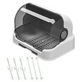 thumbnail image 1 of 100Fens Baby Bottle Drying Rack Baby Bottle Organizer With Bottle Storage With Removable Drip Tray Nursing Baby Bottle Storage Countertop, 1 of 1