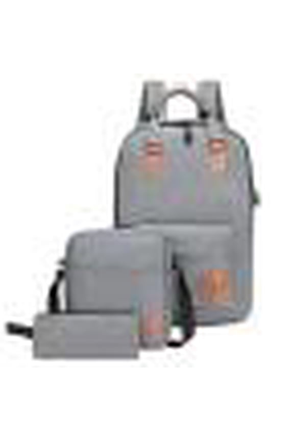 Backpack Three Piece Set Laptop Backpack for Women, Men | Computer Travel Backpack Large Capacity Carry On Flight Approved for School, Work, Commuter
