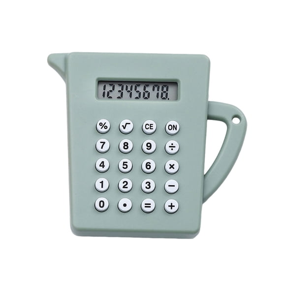 100Fens Basic Office Desktop Calculator - 8 Digit Purple LCD Display, Sensitive Buttons, School & Office Supplies
