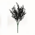 thumbnail image 1 of 100Fens Black Artificial Flowers for Outdoor,No Fade Fake Plastic Flowers Faux Plants for Halloween Decor,Hanging Planters Decoration Indoor Outside Garden Porch Window Box Home Party Fall&nbsp;Decor, 1 of 5